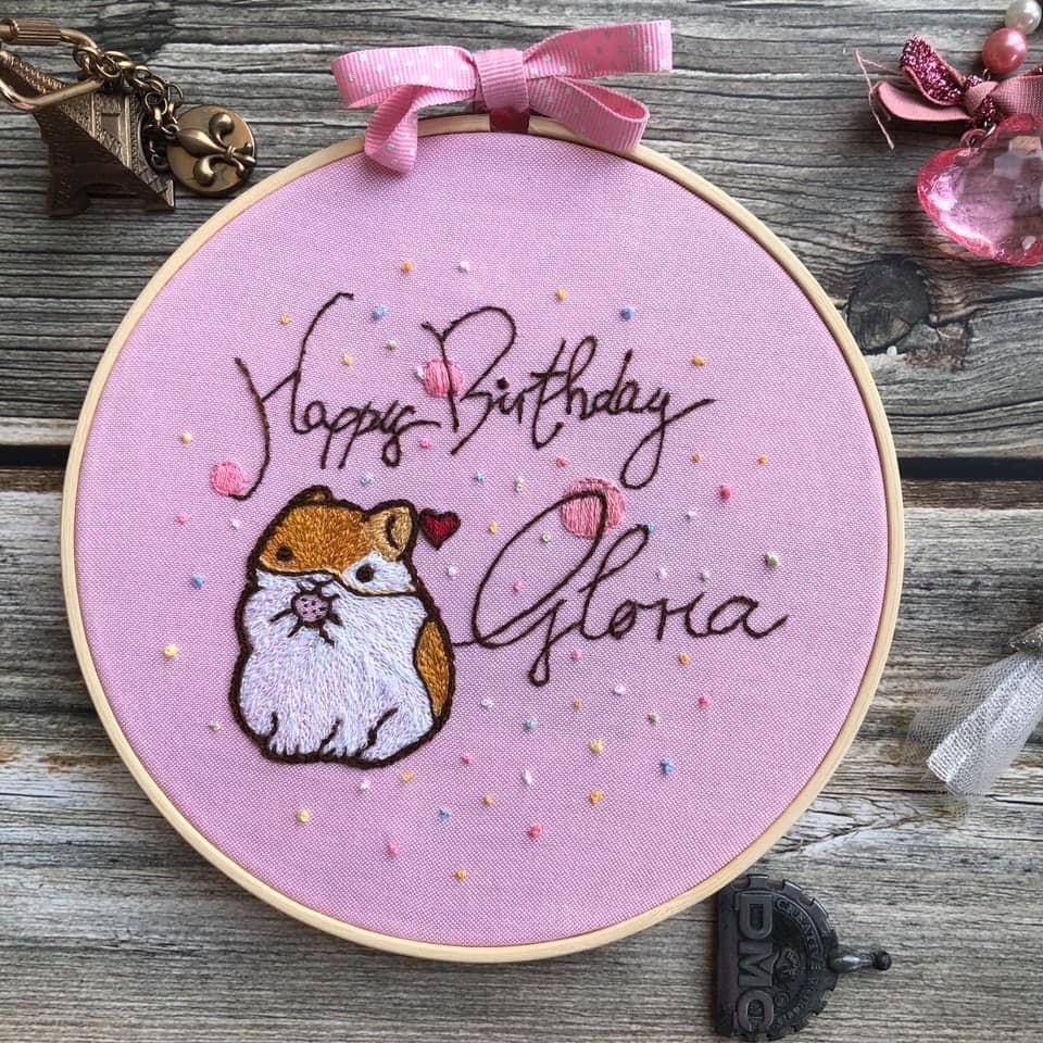 動物刺繡工作坊